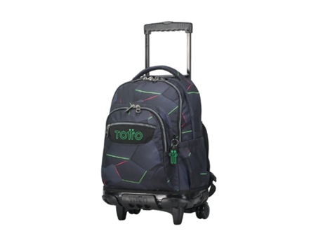 Trolley Escolar TOTTO Renglones Negro (35x52x23 cm - 35L)