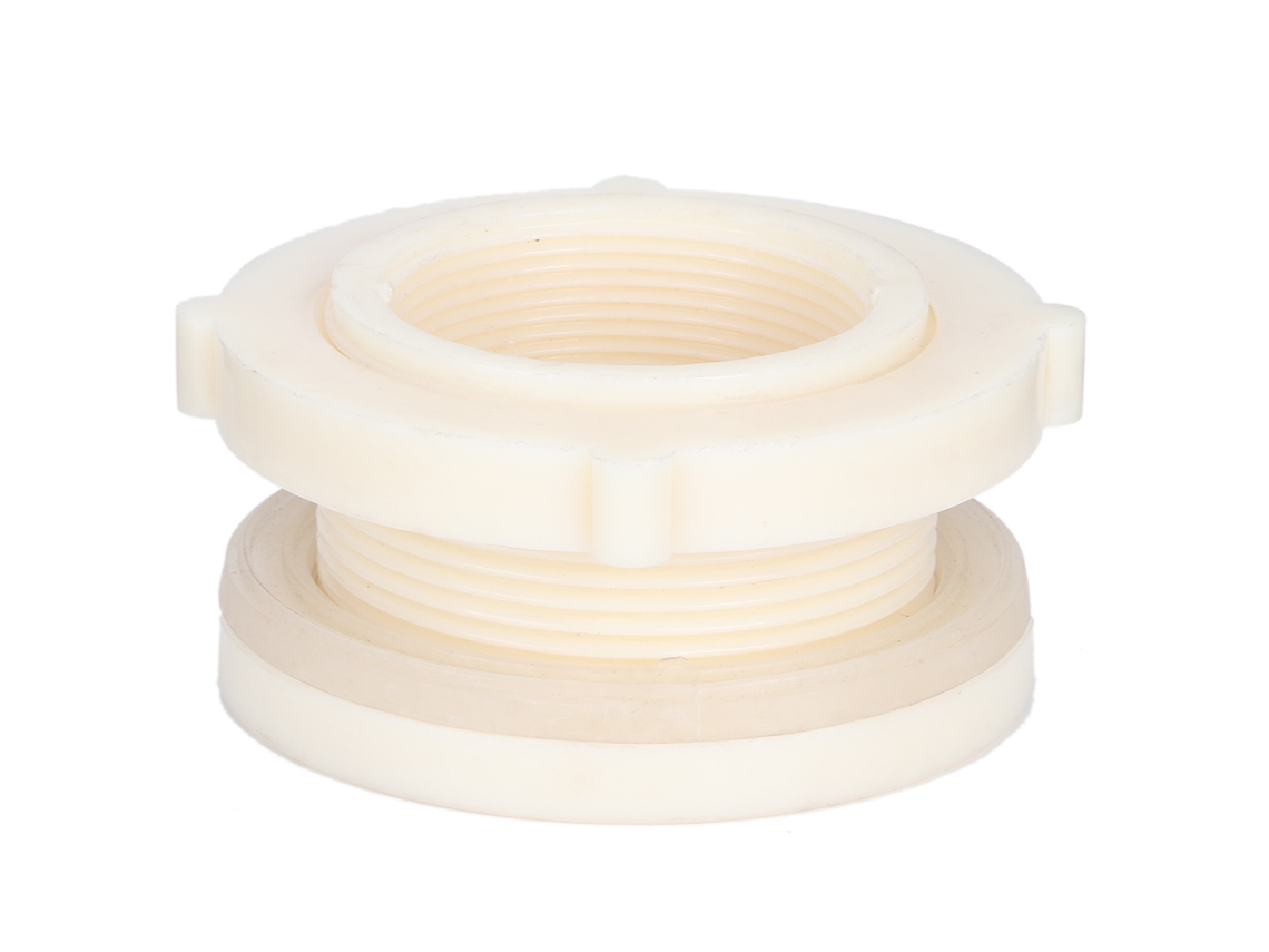 Adaptador De Mamparo De Abs Para Pecera De Acuario De 2 Pulgadas