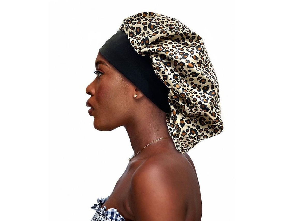 Gorro De Seda Grande Para Dormir, Cubrecabello Elástico Suave, Gorros Grandes