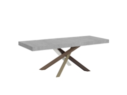 Mesa extensible 90x160/264 cm Volantis Premium Cemento estructura multicolor 4/C ITAMOBY