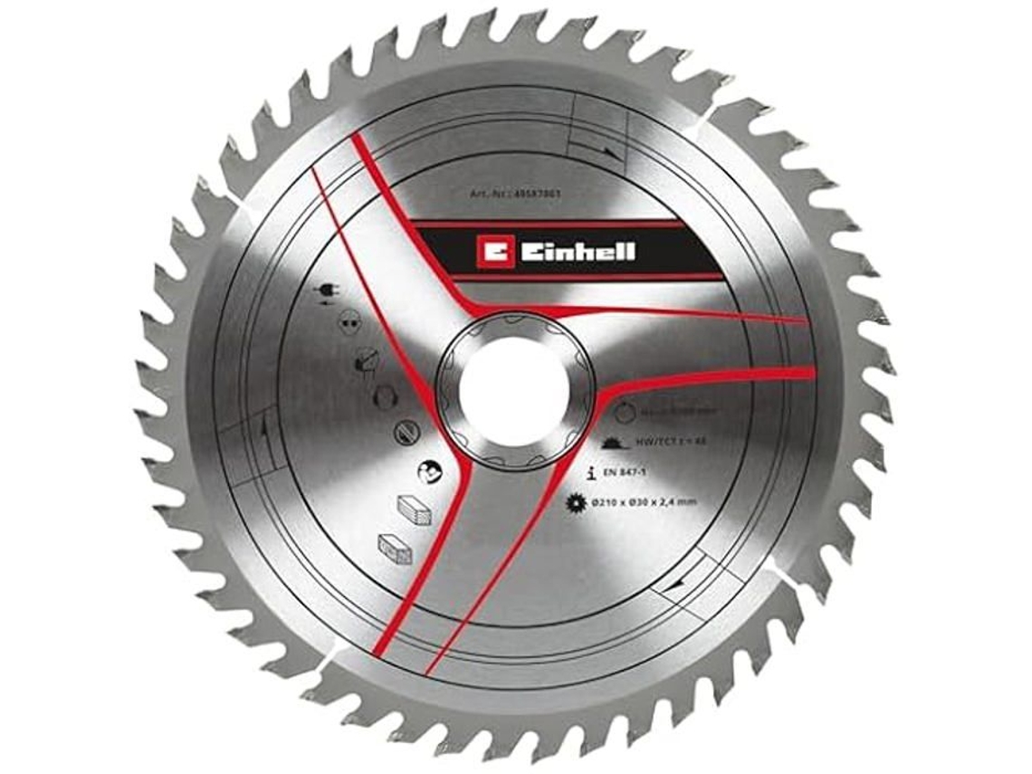 Hoja De Sierra De Carburo EINHELL Ø 210 X 30 Mm 48 Dientes