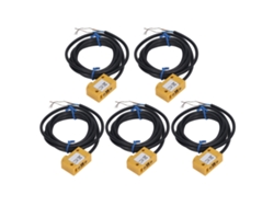 5pcs Interruptor De Proximidad Inductivo De 2 Líneas N.o. Ip65 10‑36vdc Sensor Industrial