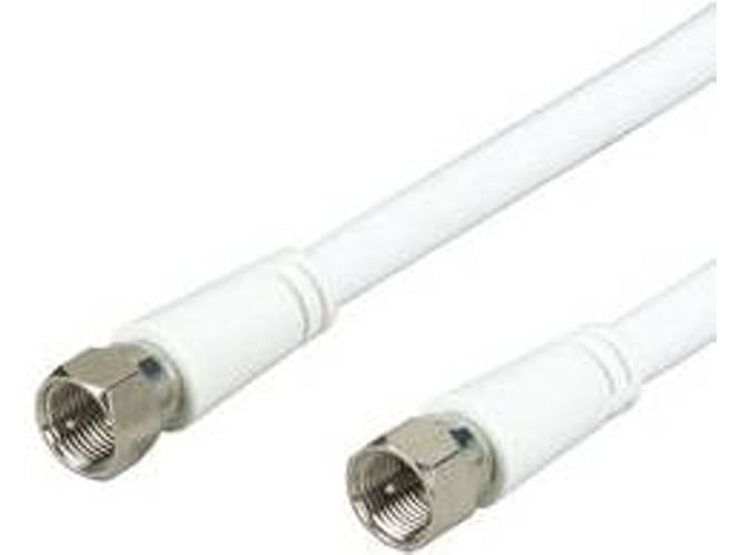 Cable de Antena SCHWAIGER (Coaxial - 15 m - Blanco)