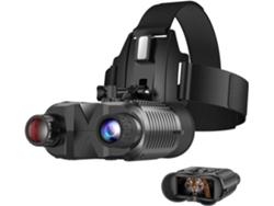 Gafas de visión nocturna Chronus con montura para la cabeza, binoculares recargables con manos libres (negros)