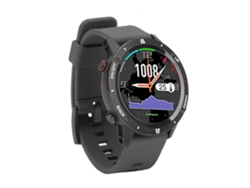 Reloj deportivo inteligente con monitorización del sueño, GPS, IP68, negro.