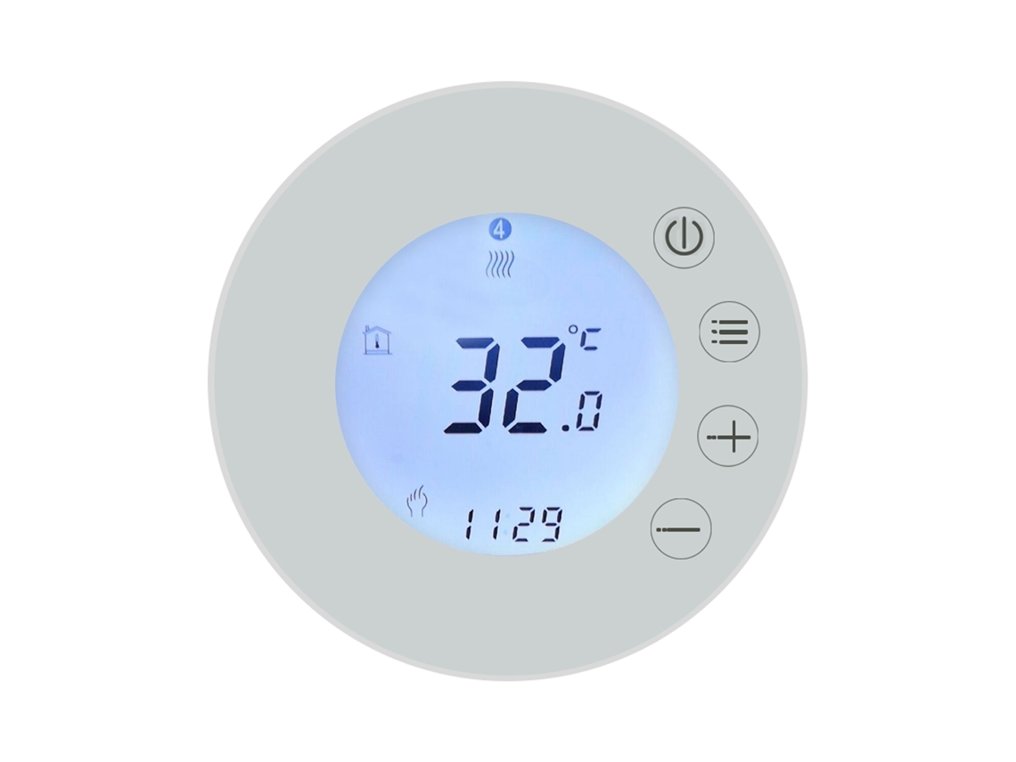 Termostato Inteligente Tuya Con Wifi, Pantalla Lcd Programable, Control Por Aplicación Y Compatible Con Alexa.