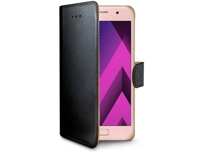 Carcasa Samsung Galaxy A3 2017 CELLY Wally Negro