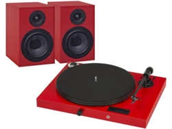 Conjunto Gira-Discos PRO-JECT Jukebox E Vermelho + Box 5