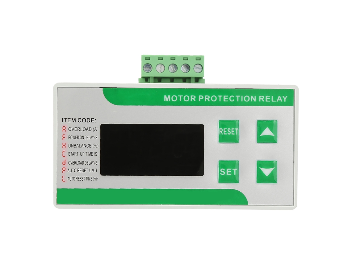 Protector Digital De Motor Eléctrico 380v Ac Con Pantalla Sobrecarga Y Pérdida De Fase 2-99a
