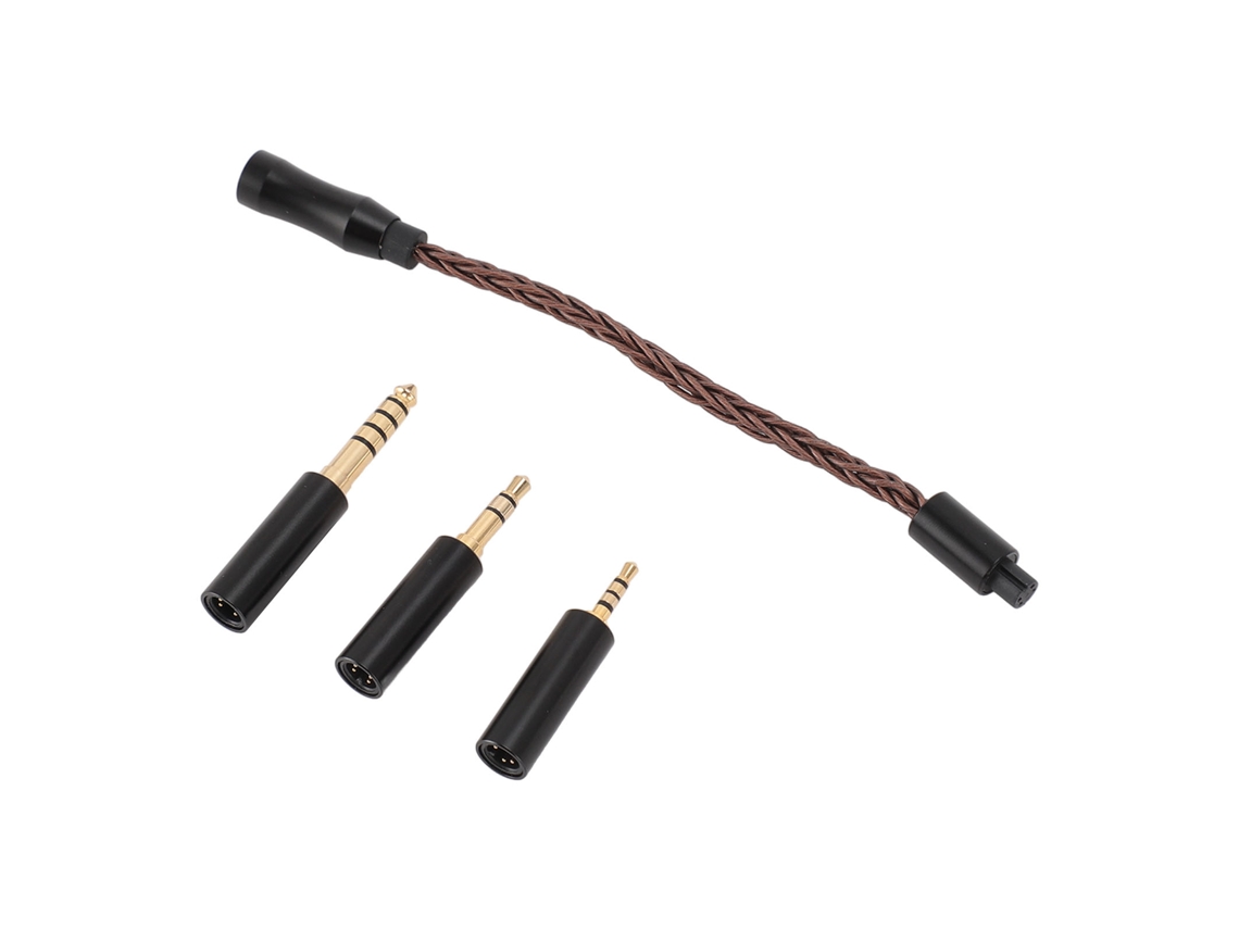 Cabo Adaptador Fones Ouvido 3.5mm Fêmea Para 2.5mm 3.5mm 4.4mm Macho Compatível Nw Zx300 Wm1 Wm1z Bronze