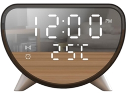 Estación De Carga Con Cable De 15 W Con Reloj Despertador | Reloj
