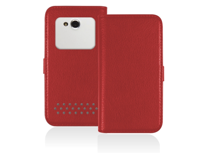Funda SBS Book universal hasta 4.5'' rojo