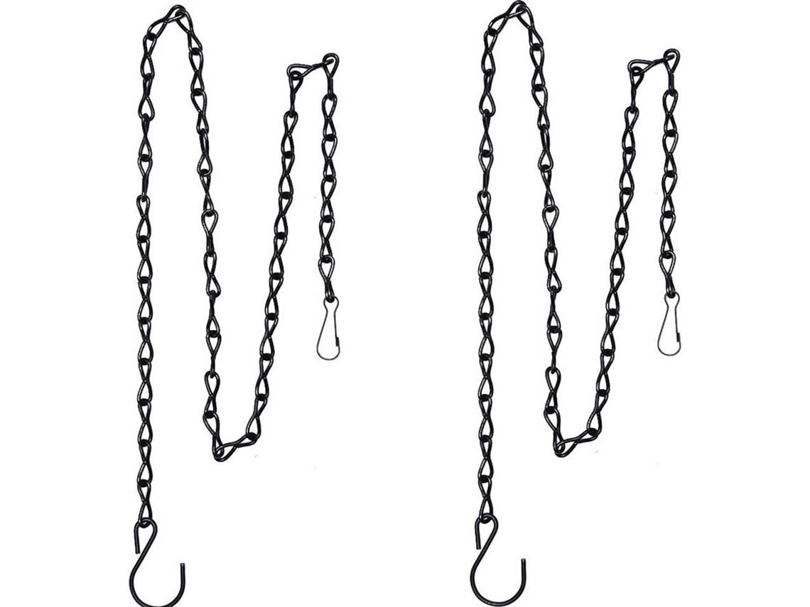 Cadenas colgantes negras (24 cm)