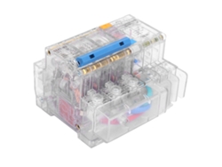 Disyuntor Miniatura Transparente Dz47le-63 C63 3p+n 6~63a Protección Eléctrica