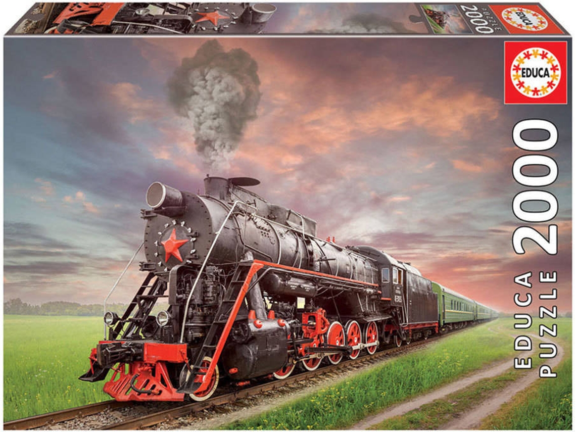 Puzzle EDUCA BORRAS Locomotora de Vapor (2000 piezas)