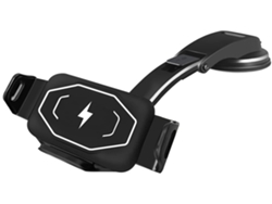Cargador Carro Sem Qi Carregamento Rápido Ventilação para Samsung YIZHOOD Negro