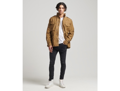Abrigo para Hombre SUPERDRY (XL - Algodón - Multicolor)