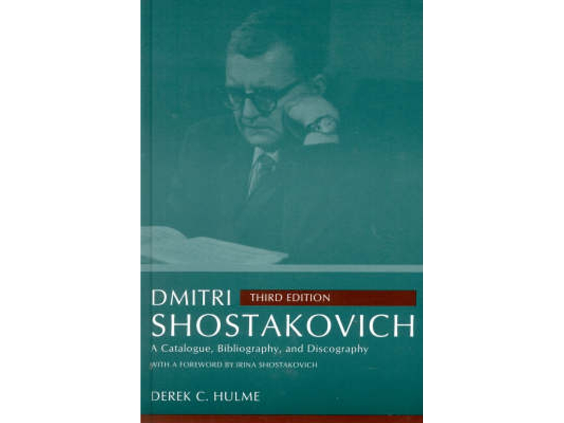 Livro dmitri shostakovich de derek c. hulme (inglês)