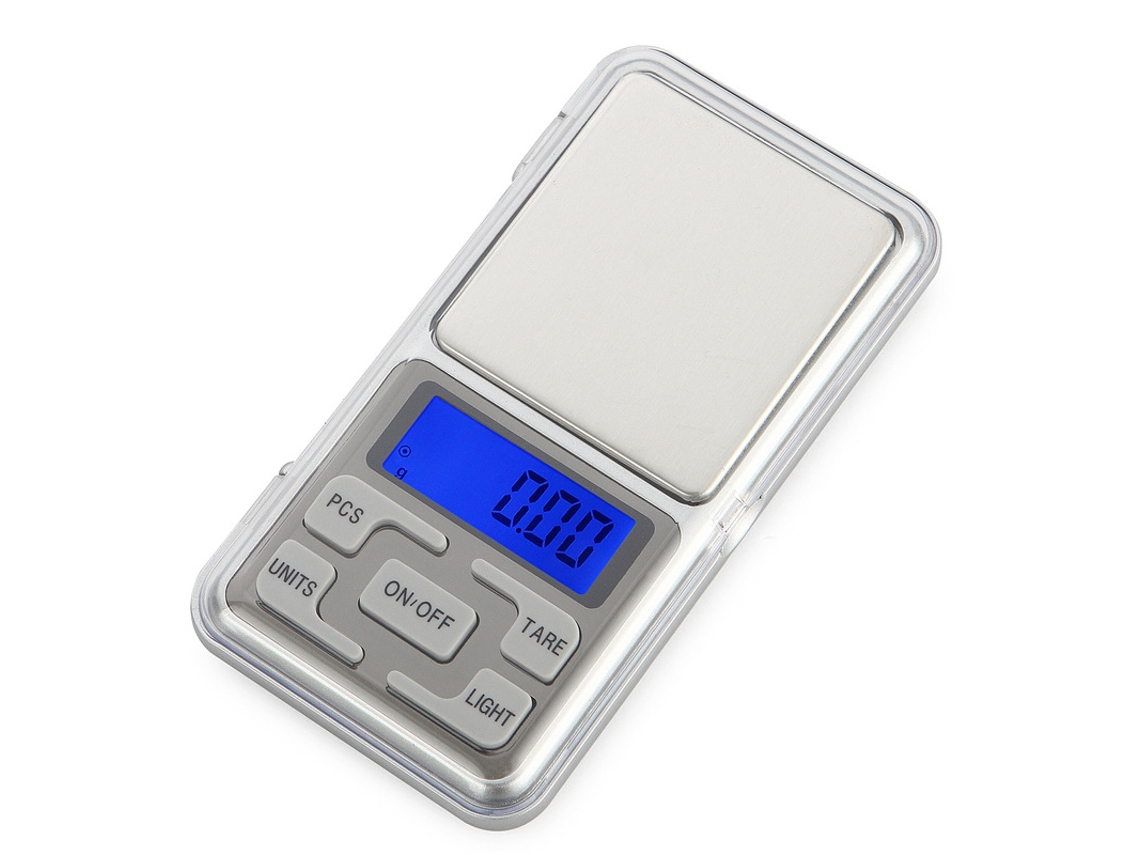 Báscula Electrónica Digital De Bolsillo Con Pantalla Lcd Retroiluminada Y Carga Usb, Ideal Para Alimentos Y Joyas. Precisión De 100 G/0,01 G. CHRUI