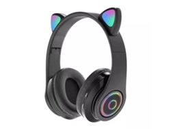 Auriculares Para Niños, Bluetooth 5.0, Micrófono Inteligente Con Cancelación De Ruido, Negro