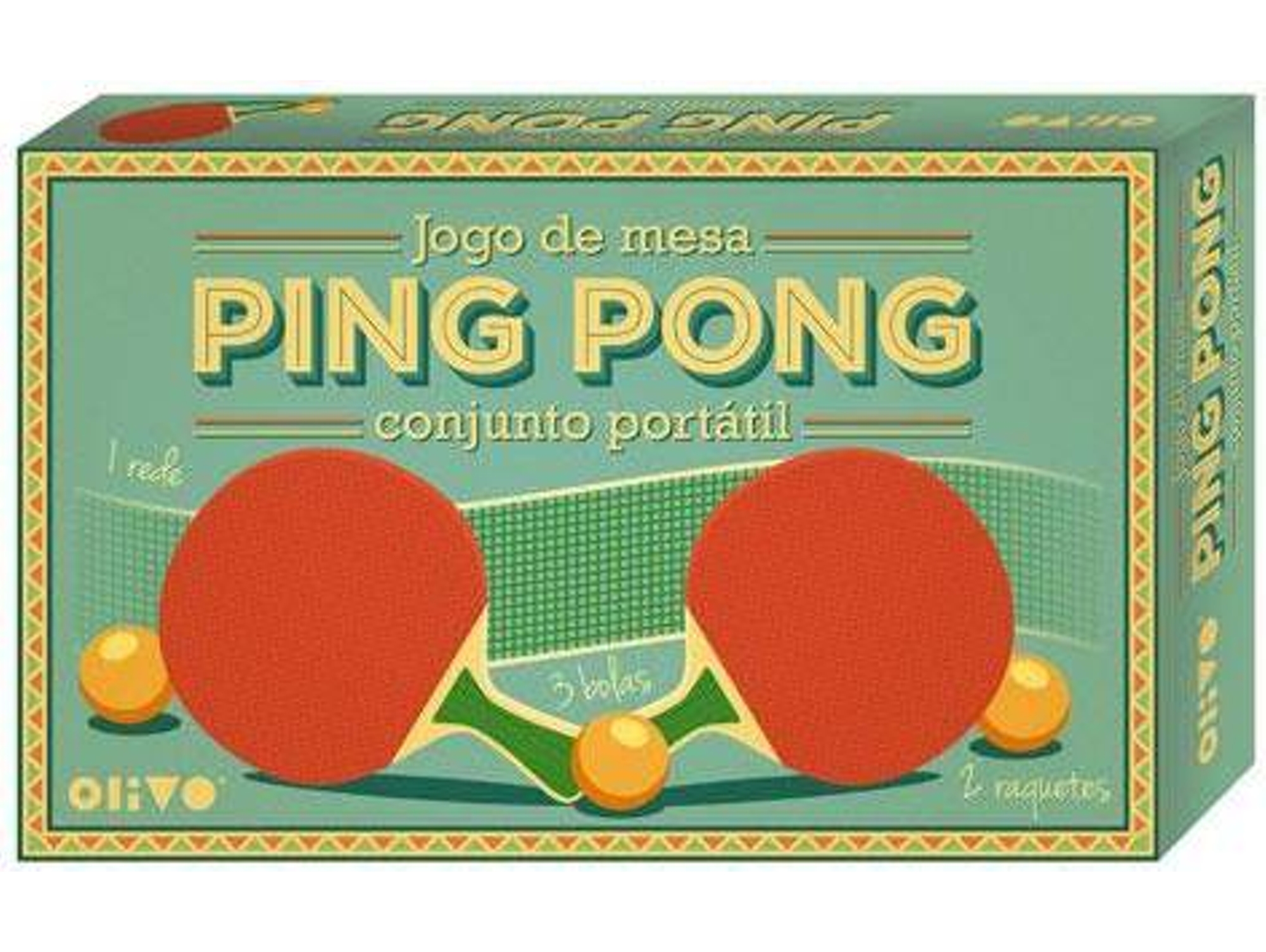 Juego de Mesa OLIVO Ping Pong Retro (Edad Mínima: 8)