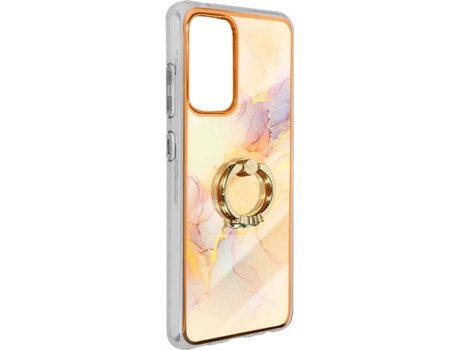 Carcasa Samsung Galaxy A52s AVIZAR TPU-IMD-WH-A525F Anillo Sujeción Rosa