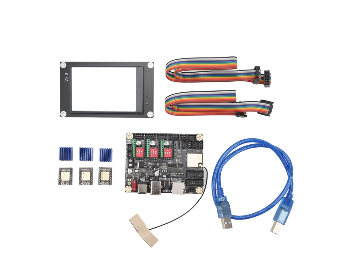 Kit De Placa Base Para Impresora 3d Con Grabadora Láser De 32 Bits, Wi-fi Y Pantalla Táctica De 3,5 Pulgadas (12-24 V Cc)