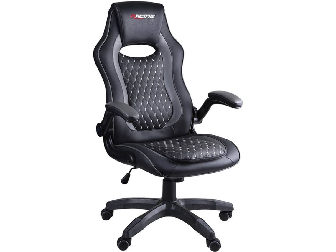 Silla Gamer Con Masajeador Silla Gaming ALFORDSON Ergonómica Con Soporte  Lumbar De Masaje Y Reposacabezas Ajustable Set Teclado Y Raton