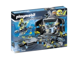 PLAYMOBIL Top Agents: Centro de mando de drones - 9250 (Edad Mínima: 6)