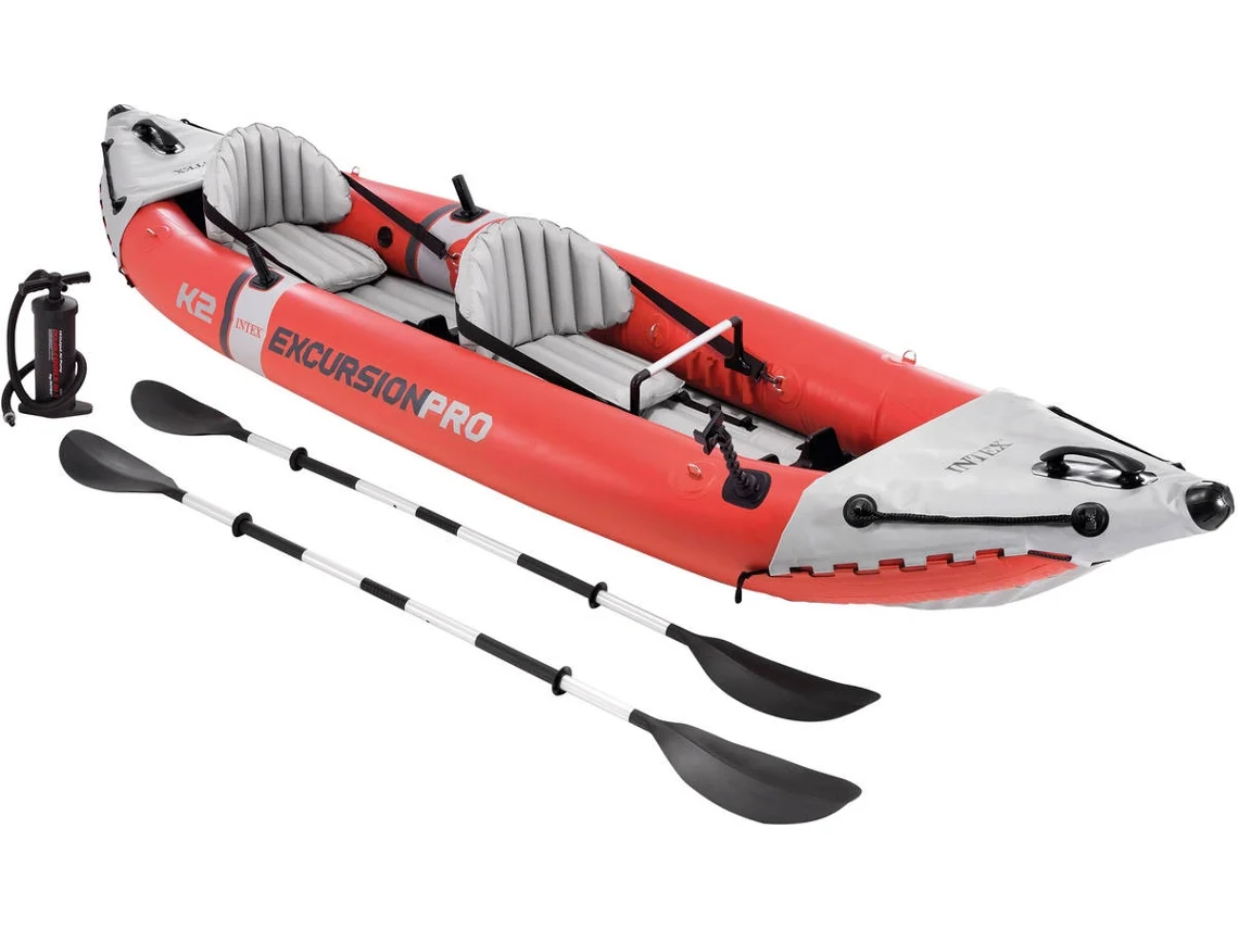 Kayak hinchable INTEX Excursion Pro 68309NP (384 × 94 × 46 cm - Multicolor - PVC)