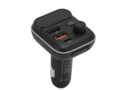 Transmisor Fm Bluetooth 5.0 Para Coche Con Carga Rápida Pd/qc3.0 Y Reproducción Multifuncional.