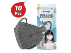 Mascarilla Protectora Ffp2 Para Niños, 10 Unidades (ruipei), 4 Capas