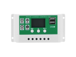 Controlador De Carga Solar Lcd 10a 12v 24v Regulador Pwm Con Protección Y Pantalla Ajustable