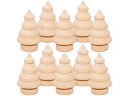 10 Árboles Decoración Madera HEAN Niños