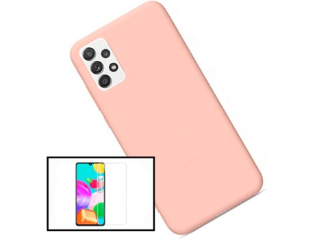 Kit Carcasa + Protector de Pantalla Samsung Galaxy A52 PHONECARE Silicona Liquida