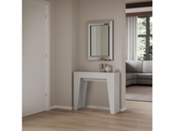 Consola extensible 90x25/181cm Narrow Fresno Blanco
