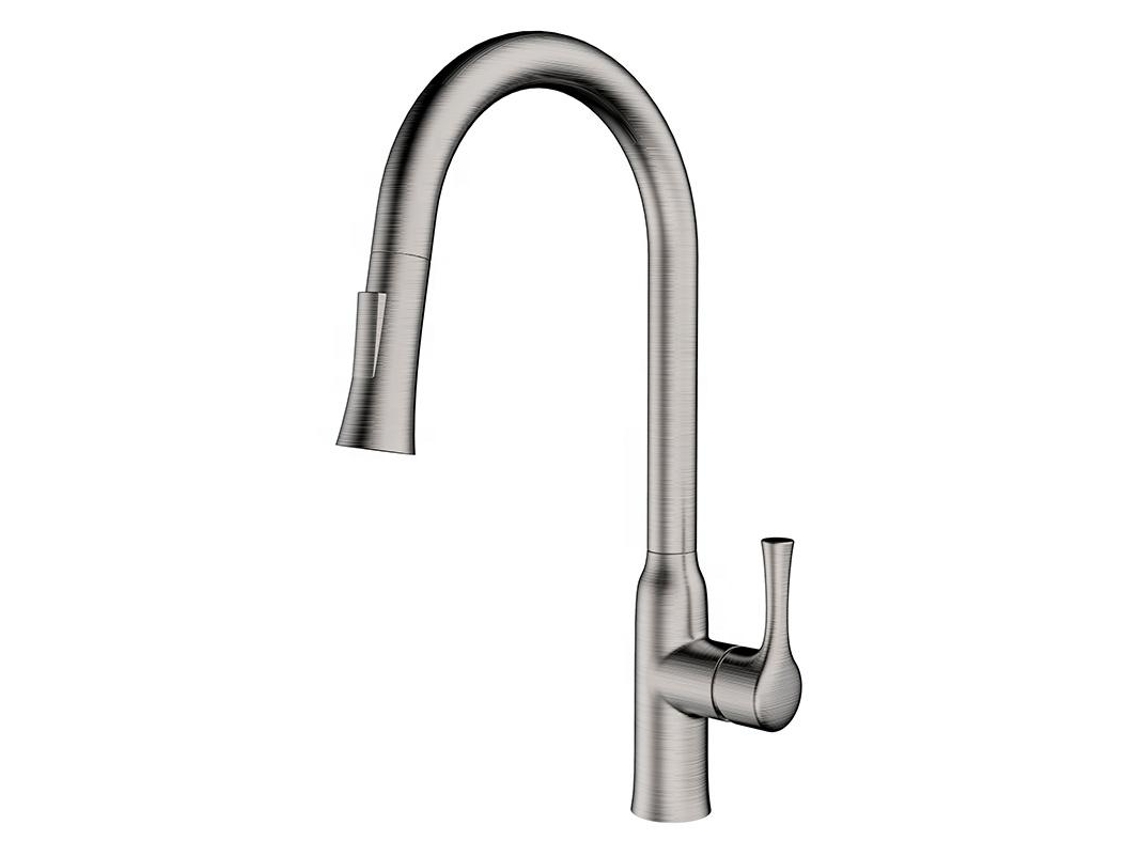 Grifo De Cocina 1812501-u De Latón Couleur Nickel Brossé Collection Eas