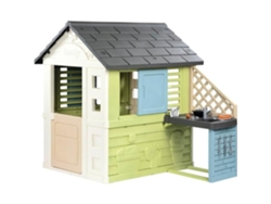 Parrilla y fregadero de verano Life Casa Bonita, 17 accesorios, material reciclado, desde 2 años, Smoby