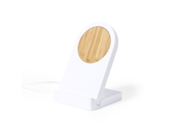 Cargador Soporte Nature Bambú Inalámbrico 10w. Magnético