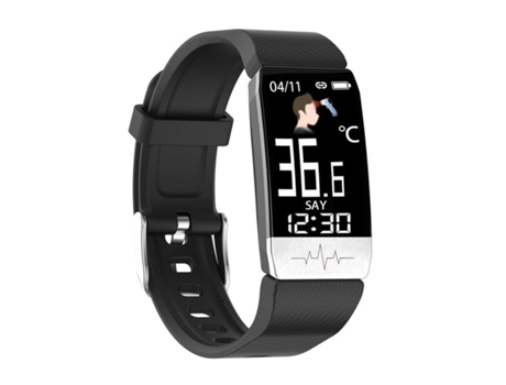 Smartwatch MDUG Monitor de Frequência Cardíaca Preto