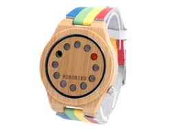 Reloj De Pulsera Unisex Estilo Punk Ccq Con Esfera Redonda, Correa De Pu Y Movimiento De Cuarzo (verde)