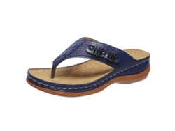 Sandalias De Mujer Verano Planas Antideslizantes Cuña Gruesa Confortables Para Playa Casual 40 Azul