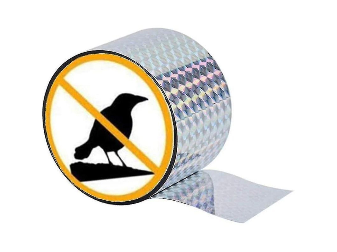 Cinta Reflectante Repelente De Aves De 106 M X 5 Cm Para Jardín Y Agricultura Tjg