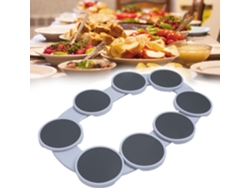 Plato giratorio con plato giratorio expandible