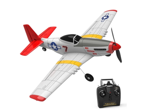 Mini Envergadura Control Remoto Rc Avión Entrenador de Ala Fija Rtf Retorno Para Principiantes 3 Pilas