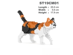 Jekca Bricks Calico Cat Mini 01 St19cm01
