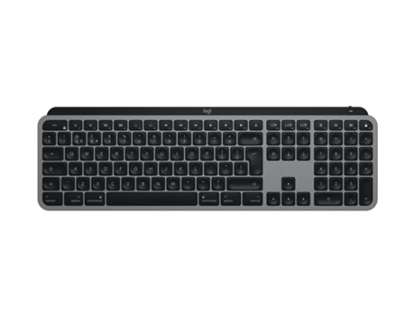 Teclado LOGITECH Mx Keys F/ Mac (Inalámbrico - Nórdico - Gris)