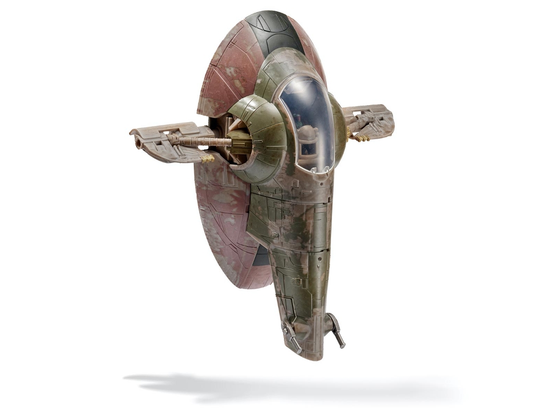 Star Wars Micro Galaxy Squadron Starship Vehículo y Figura de Boba Fett