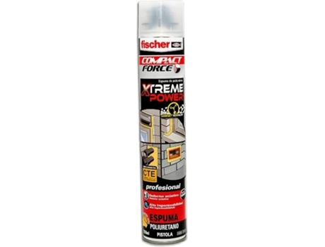 Espuma FISCHER PU Xtreme Power Pistola 750 ml