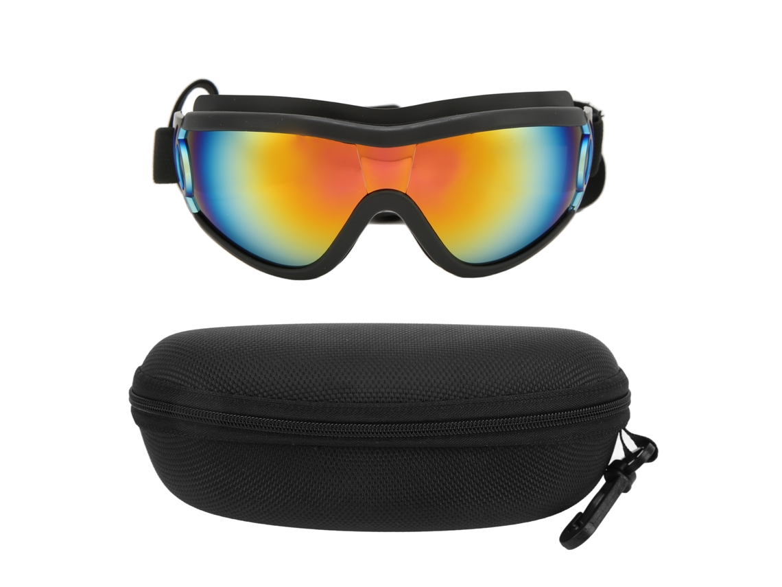 Gafas de sol para perros con protección UV, resistentes al viento y al agua, color negro 3003
